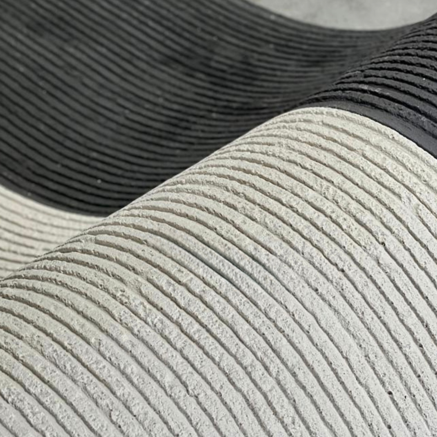 Flexible Panel, Square Linear Cream | BétonFlex