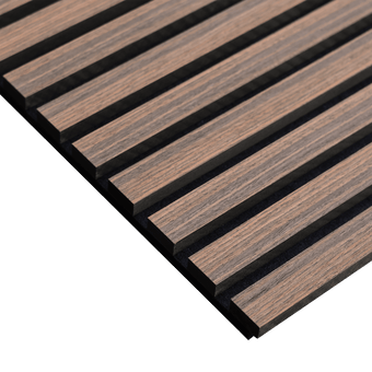 Noyer Foncé Feutre Noir