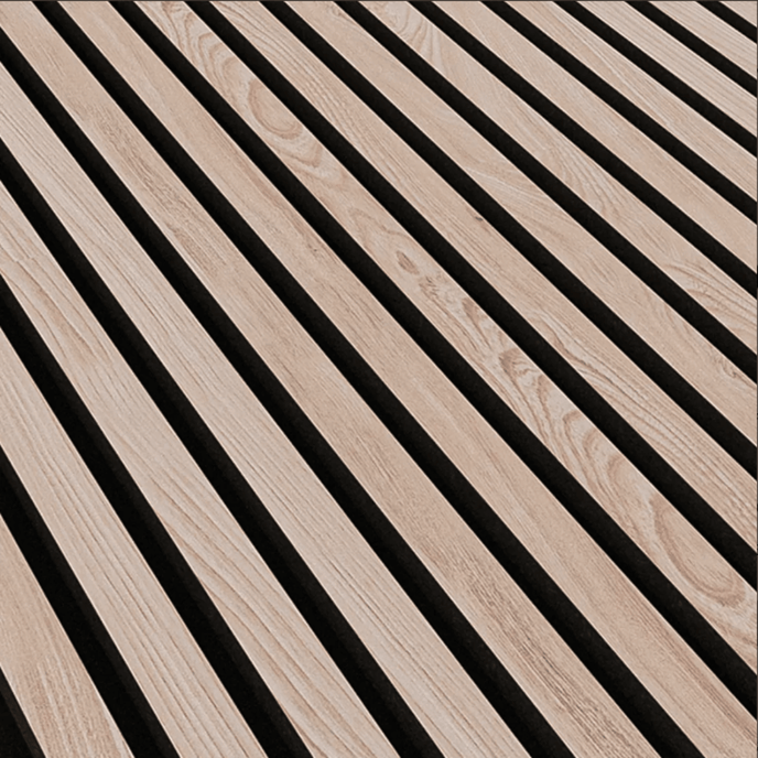 Latte en bois de chêne naturel