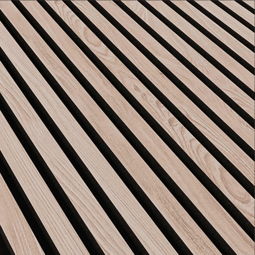 Latte en bois de chêne naturel