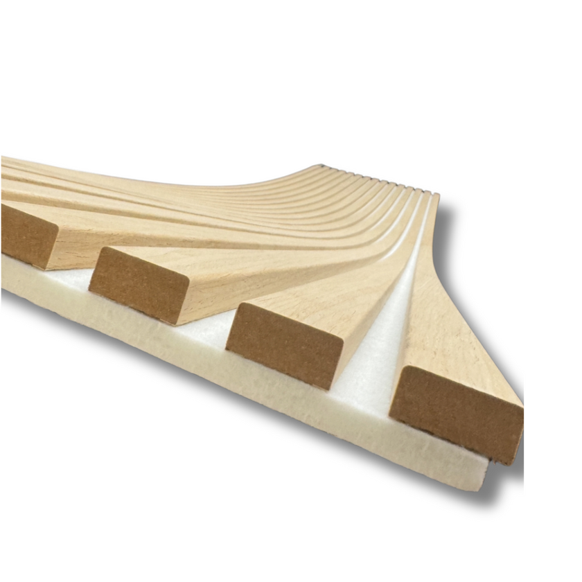 Panneau acoustique chêne blanc feutre blanc | Artmur