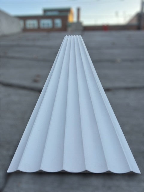 Panneau flexible concave L | Prêt à peindre | PanFlex