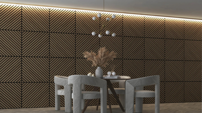 Light walnut acoustic panel | MurV