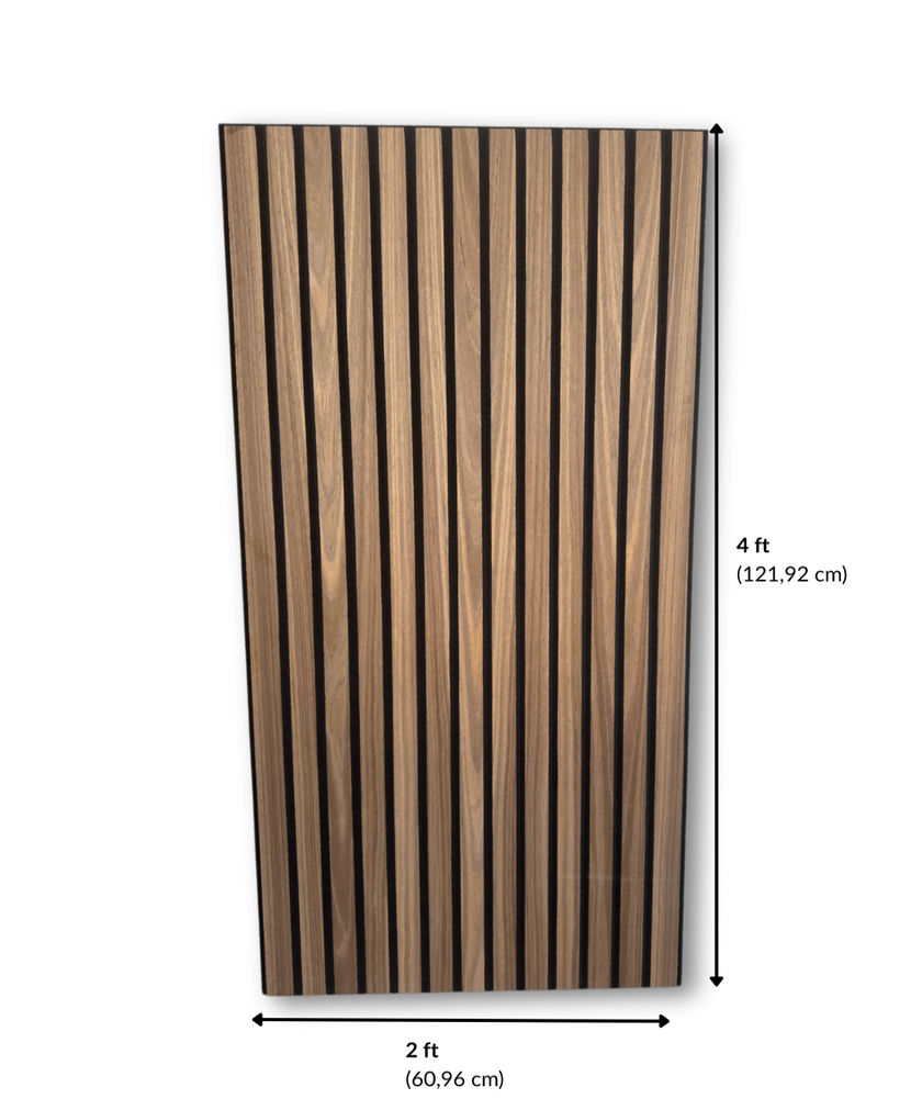 Linear Acoustic Panel Walnut | Akutuile