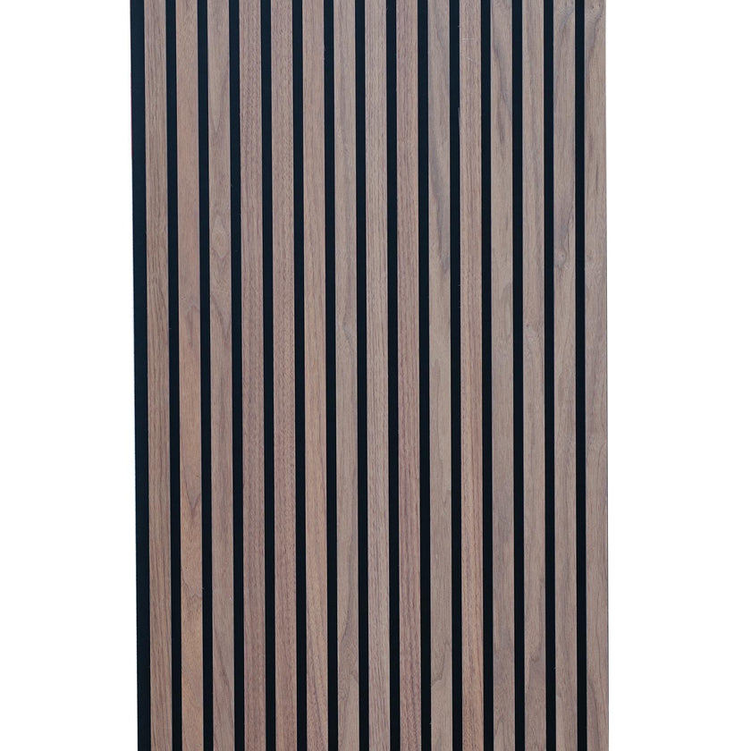 Natural walnut acoustic panel with black felt | Artmur