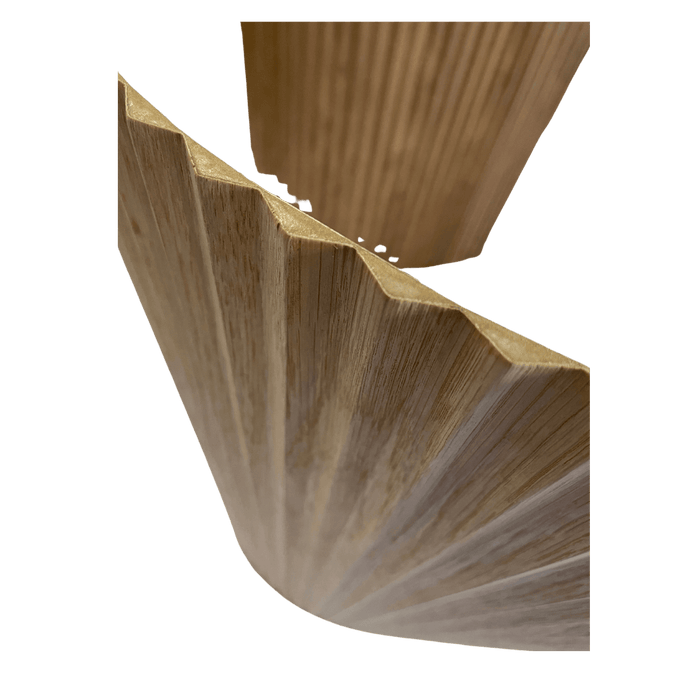 Échantillon de panneau flexible pyramide en chêne