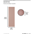 Peach pink colored acoustic panel | Artmur