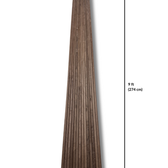 Panneau flexible tambour noyer | SuperFlex