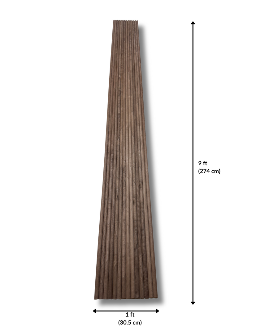 Flexible drum panel in walnut | SuperFlex