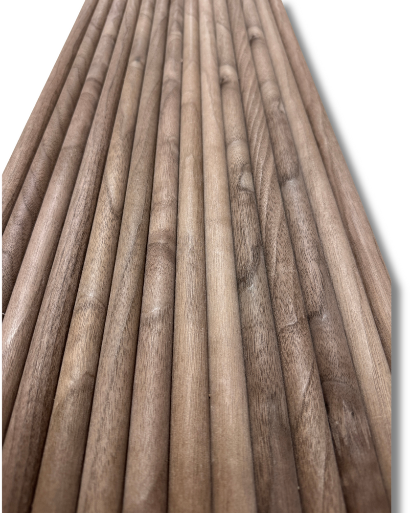 Flexible drum panel in walnut | SuperFlex