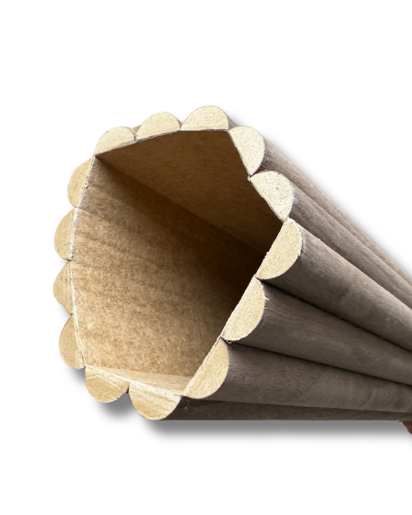 Flexible drum panel in walnut | SuperFlex