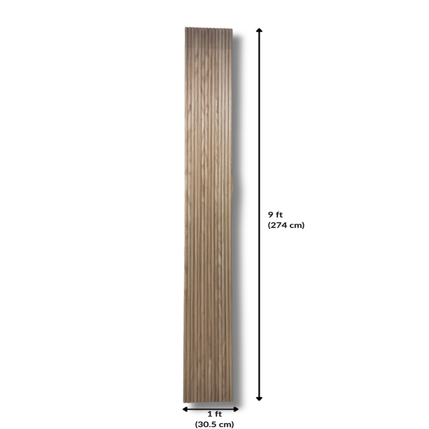 Flexible drum panel in natural oak | SuperFlex