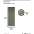 Panneau acoustique coloré vert olive | Artmur