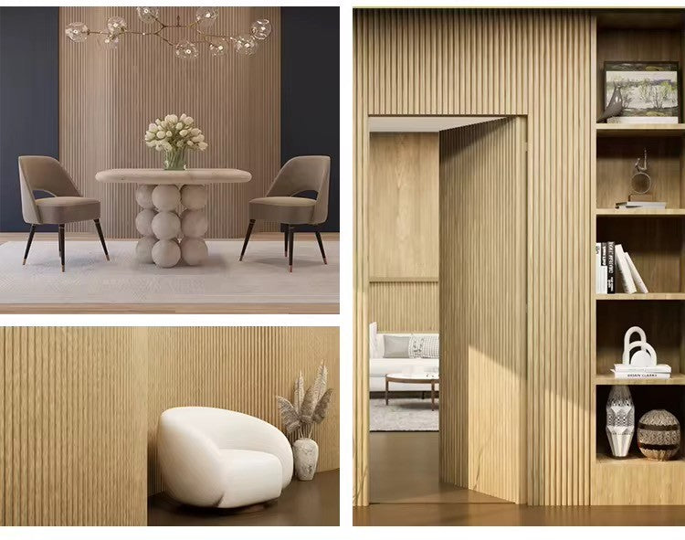 Flexible drum panel in natural oak | SuperFlex