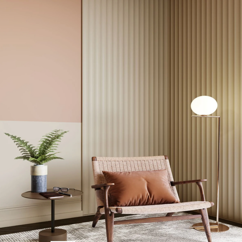 Panneau flexible concave L | Prêt à peindre | PanFlex