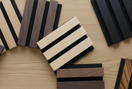 Individual samples of Artmur acoustic panels