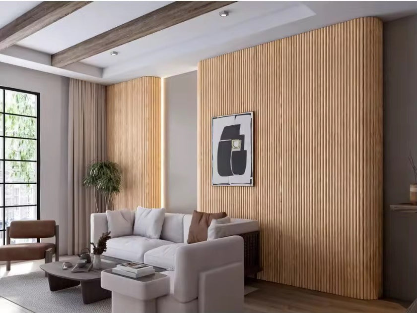 Flexible drum panel in natural oak | SuperFlex