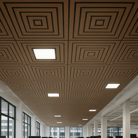 2’x2’ Carré | Noyer - Akutuiles