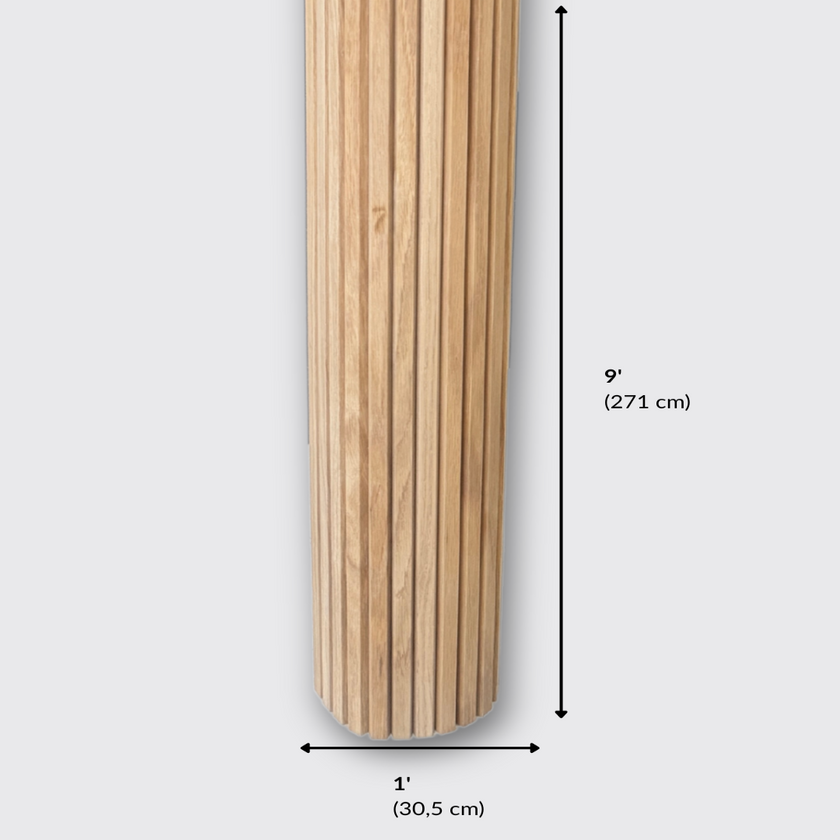 Panneau flexible lattes chêne naturel | SuperFlex