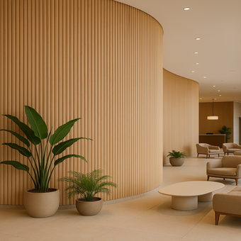 Tambour chêne naturel - SuperFlex en bois