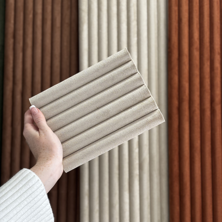 Velor Creme flexible panel | VelvFlex