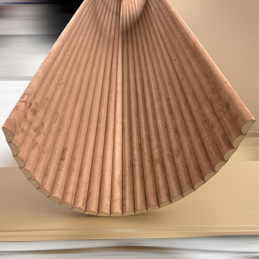 Brown Velvet Flexible Panel | VelvFlex