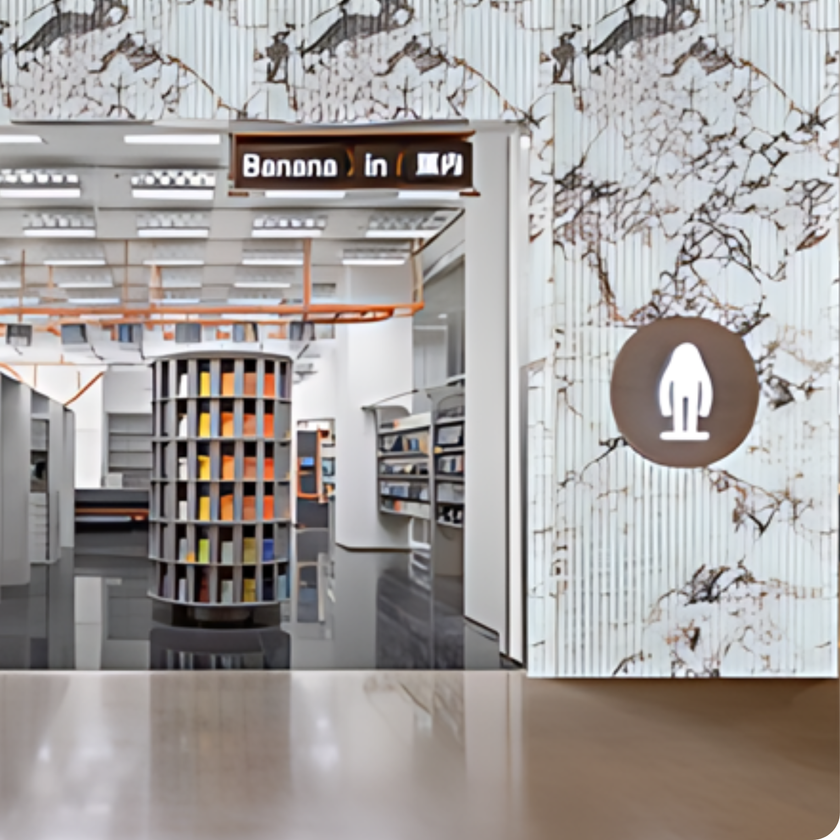 Panneau flexible Bulgari Roman Colonne | BétonFlex