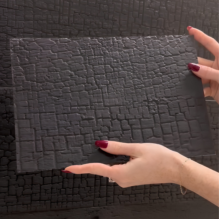 Shou Sugi Ban Flexible Panel | BétonFlex