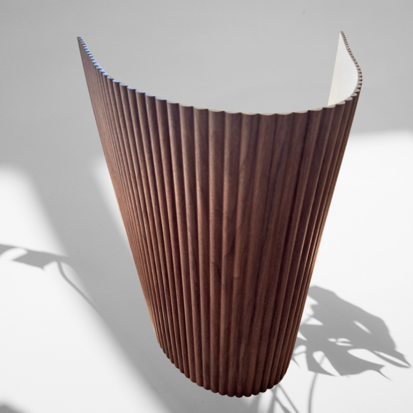 Panneau flexible tambour S noyer | PanFlex