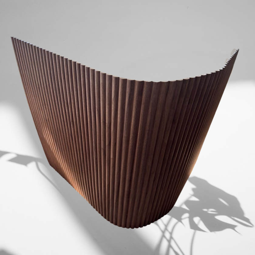 Panneau flexible tambour S noyer | PanFlex