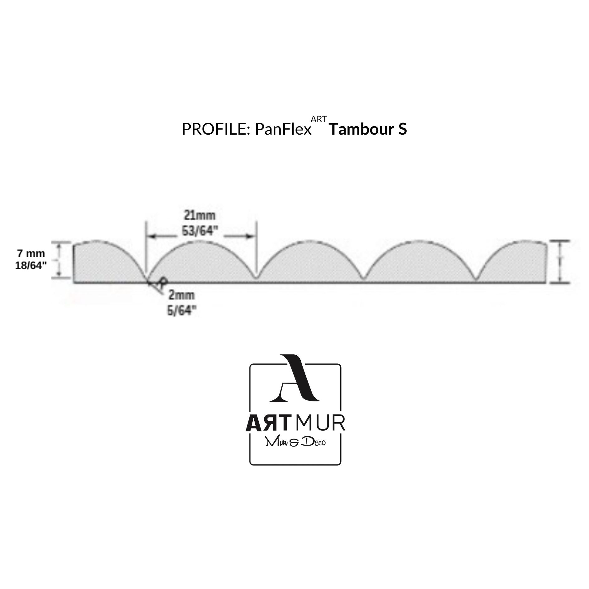 Panneau Flexible Tambour S Chêne Naturel | PanFlex – Artmur